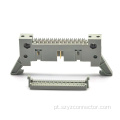 Conector de cabeçote ejetor tipo IDC de 2,54 mm, 2 peças